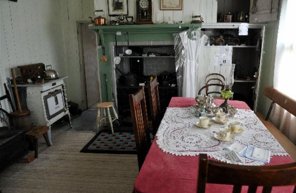 The re-created kitchen is popular with the estimated 1000 people who visit the museum each year.