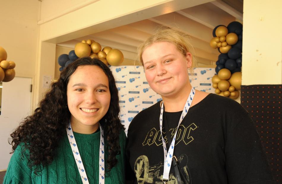 Makayla Houpapa (15), of Dunedin, and Beka Clark (19), of Christchurch.