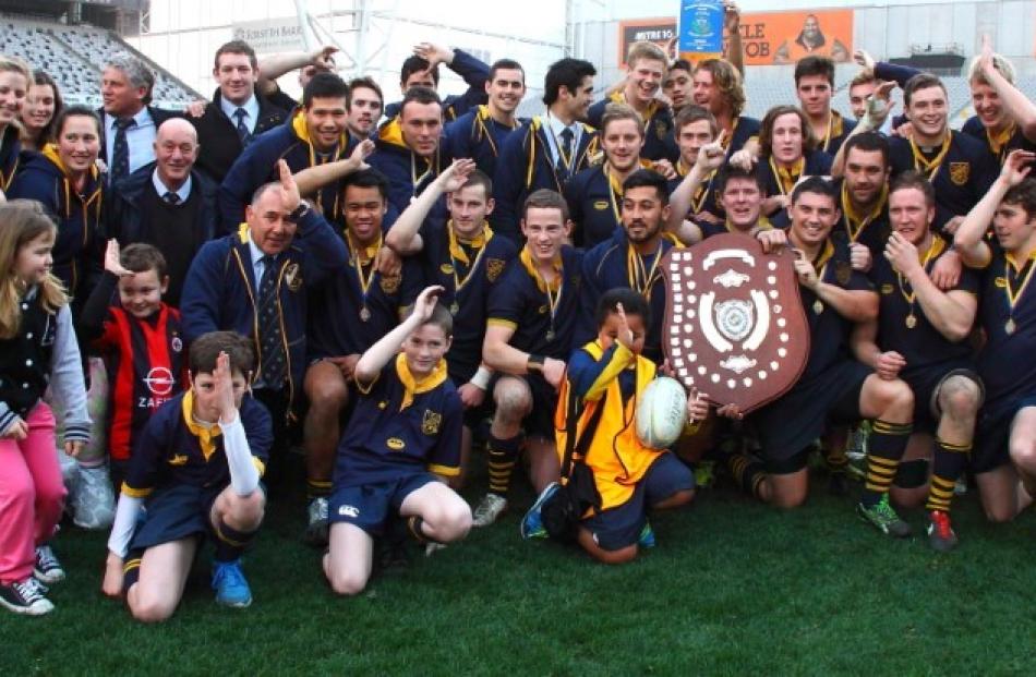Dunedin - Premier Rugby champions for 2013.