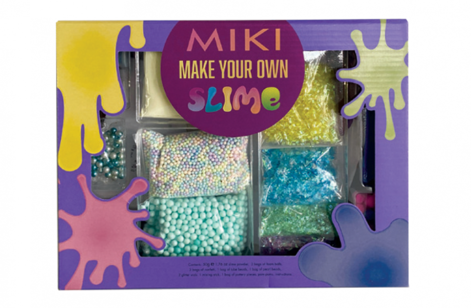 MIKI Make your own Slime kit $24.99 each from Albany Street Pharmacy