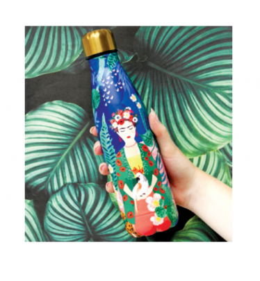 Frida Kahlo High Grade Stainless Steel Drink Bottle $49 from Design Withdrawals