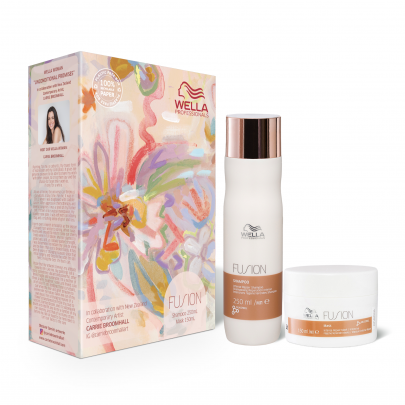 Wella Fusion Duo Gift Pack $53.90. Repairs and protects hair against both breakage and damage...