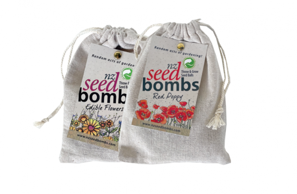 Random acts of gardening, NZ seed bombs - $18.99 from Roslyn Pharmacy