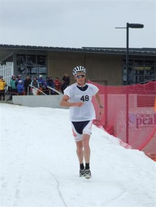 Dougal Allan comes arrives at Coronet Peak to claim second place.
