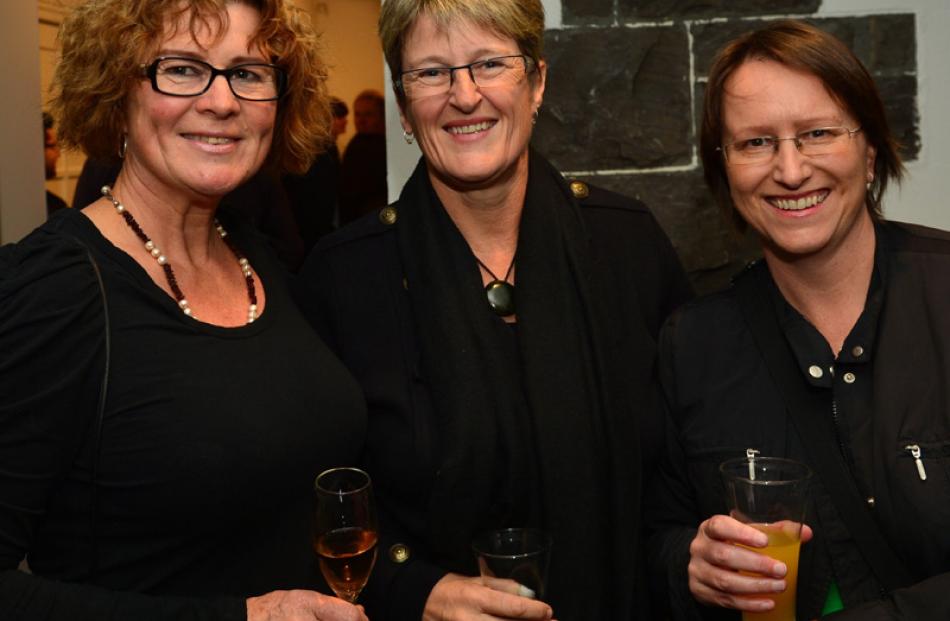 Fliss Butcher, Sue Bidrose and Lisa McCauley, all of Dunedin.