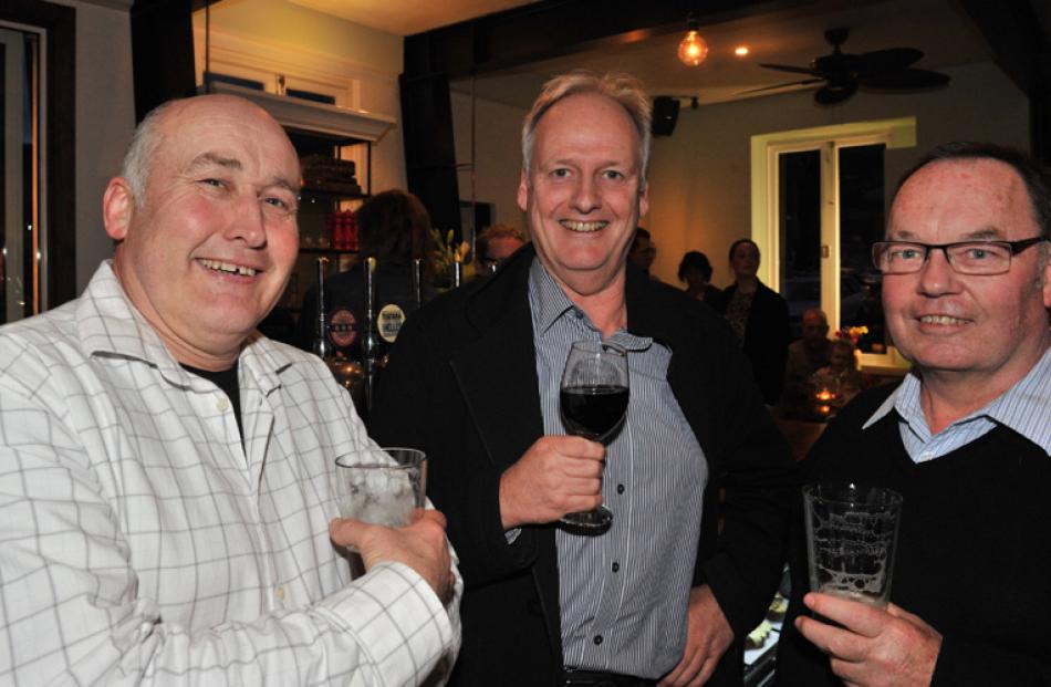 Richard Ellis, Michael Guthrie and Mark Scorgie, all of Dunedin.