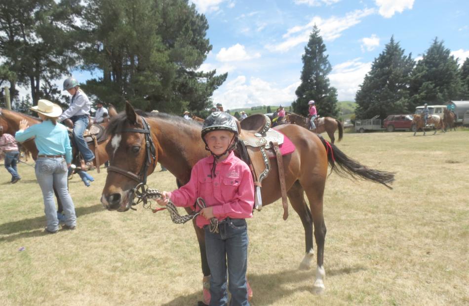Clara Smith has been competing at rodeos for two seasons on her horse Archie. PHOTO: TRACIE BARRETT