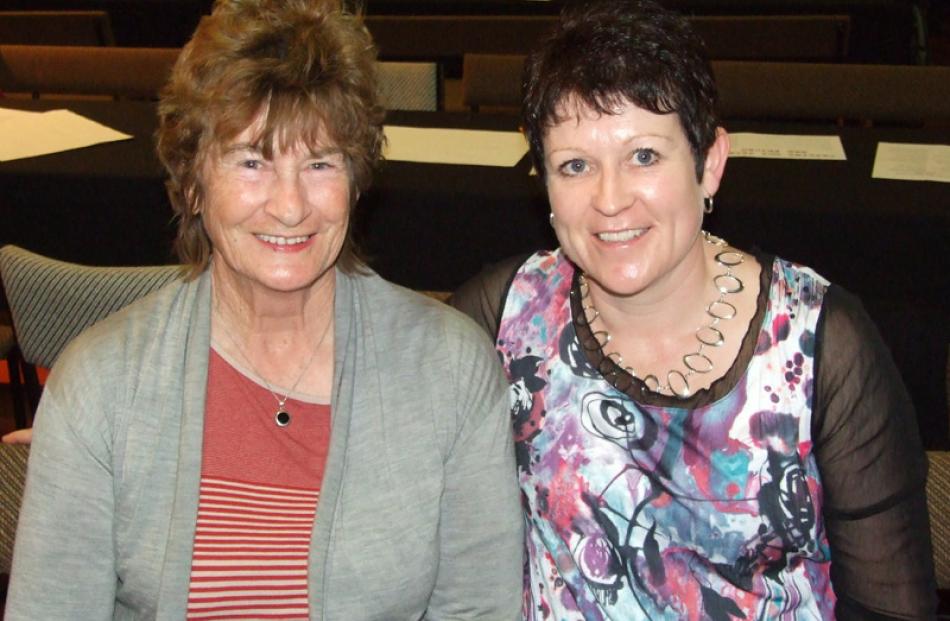 Marlene Dodds, of Alexandra, and Nicola Smith, of Dunedin.