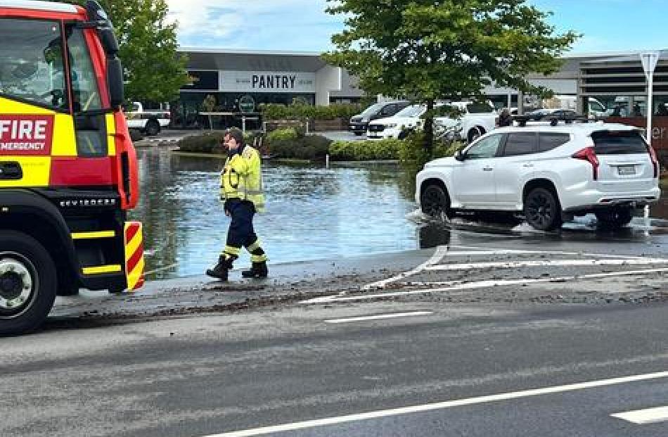 The Lincoln Volunteer Fire Brigade responded to the flooding, which made negotiating the area...