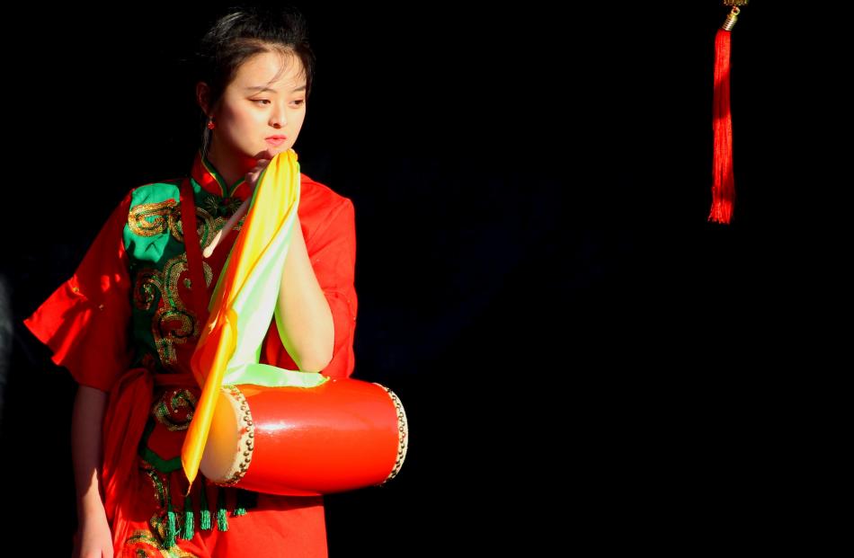 Chinese Cultural and Arts Association Dunedin member Cindy Chou performs at Lan Yuan Dunedin...