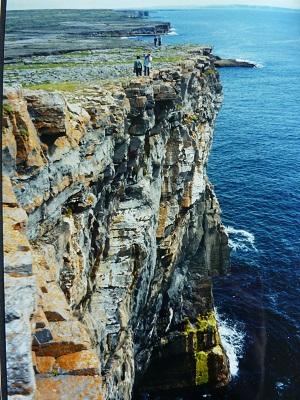 Cliffs at Dún Aonghasa, Inishmore.