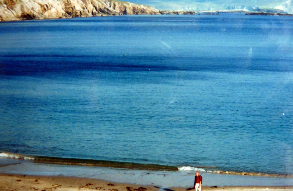 At Keem Bay, a key location in The Banshees of Inisherin.