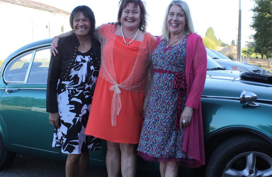 Keri Kahotea, of Wairio, Mel Ryder, of Nightcaps, and Sally-Jane Kirk, of Invercargill.