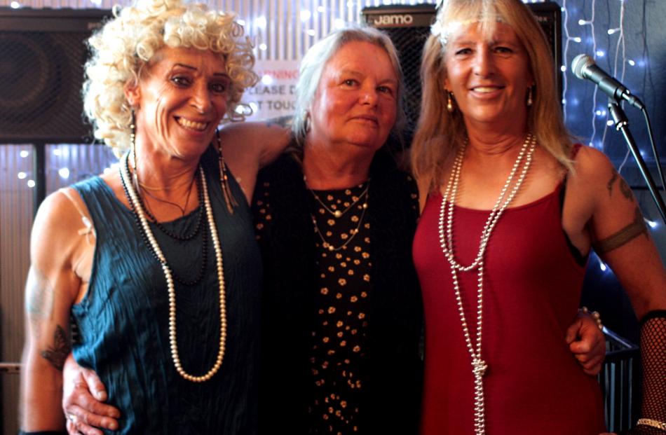 Dee Chisholm, of Nightcaps, Anna Yates, of Otautau, and Wendy Boyd, of Ohai.