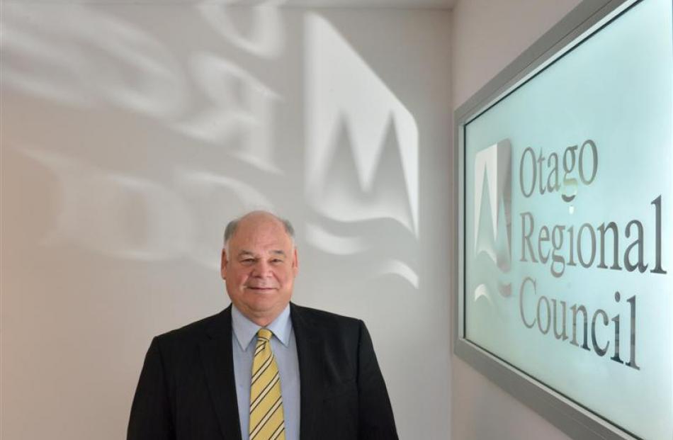 Cr  Butcher says goodbye to the Otago Regional Council. Photo by Gerard O'Brien.