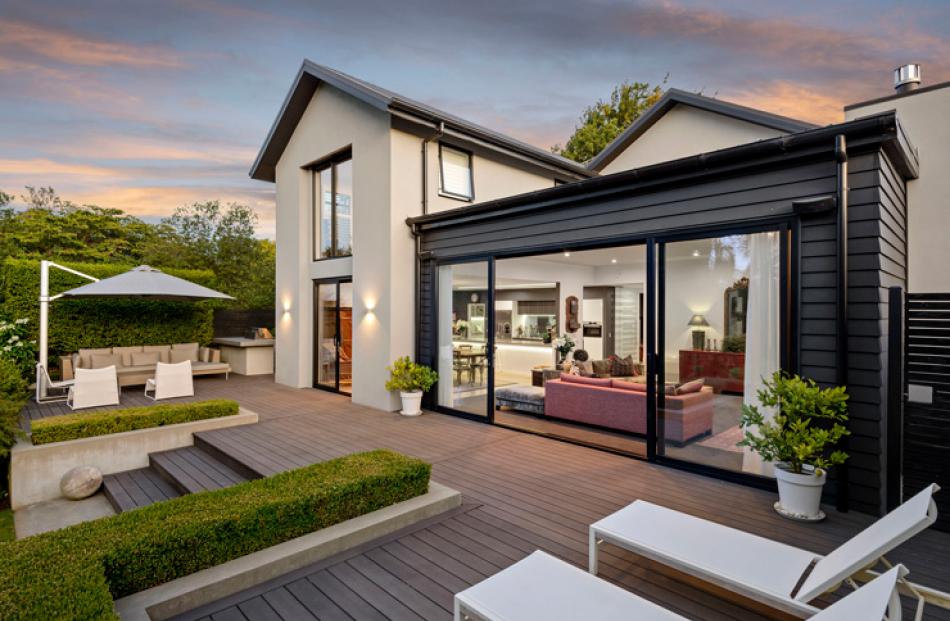 Two bidders drove up the price of a smart home on Knowles St in Merivale to $3.05m. Photo: Supplied
