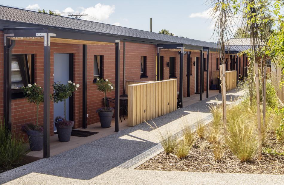 Built on fully insulated concrete slabs, the council flats have walls made from structural...