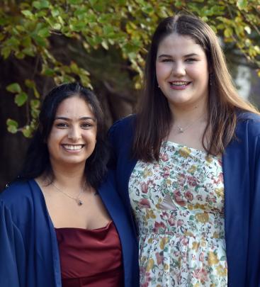 Adrianne Preseus (24) and Olivia Davidson (19), both of Dunedin.