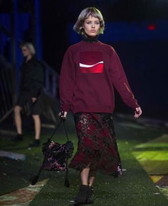 A model presents an outfit from the Marc Jacobs Spring/Summer collection during last month's New...