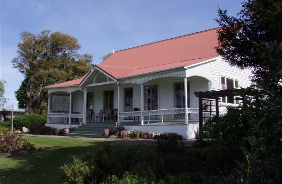 Among the original features of the house Johnny Jones built at Matanaka are the veranda's...