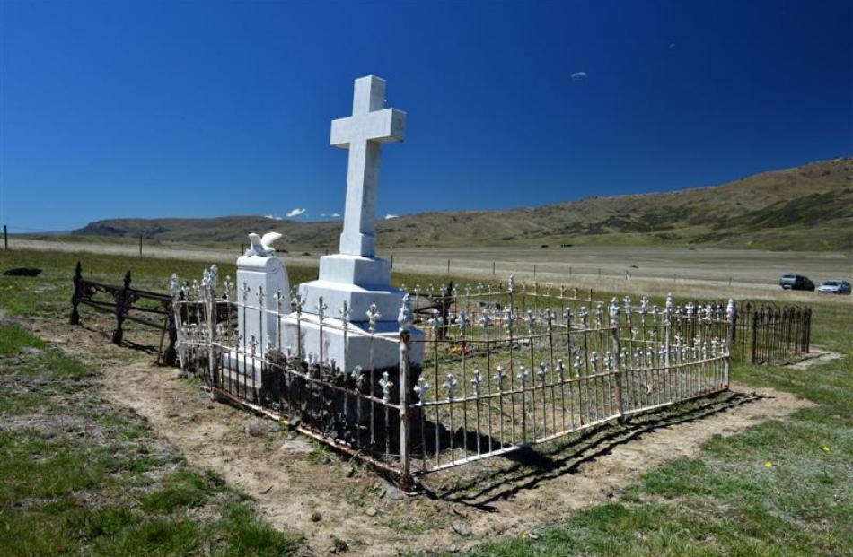 Remote Nevis Cemetery, home to  29 unmarked graves. Photo by Gerard O'Brien.