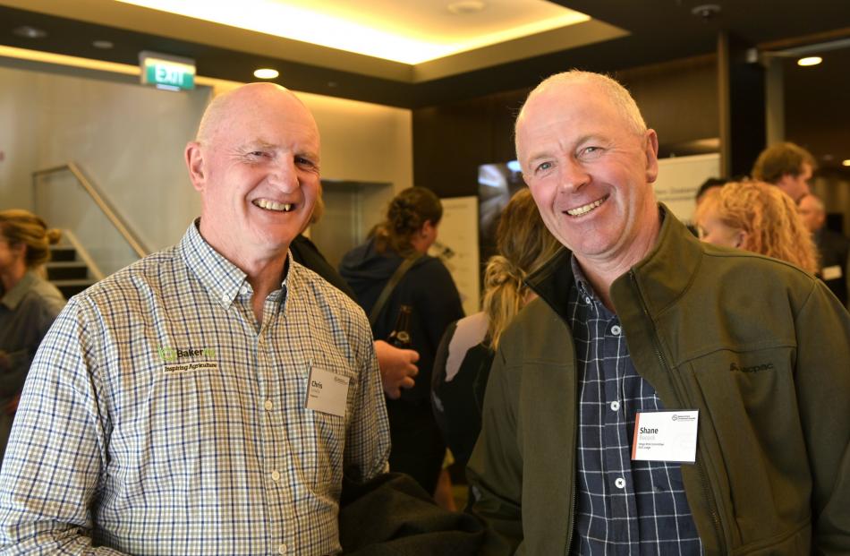 Chris Lewis, of Wairarapa, and Shane Bocock, of Clutha Valley.