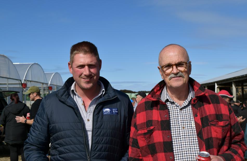 Egbert Koning (left), of Seaward Downs, and Tseard Snoek, of The Netherlands.