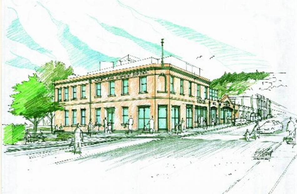 An artist's impression of an upgraded Captain Cook Tavern shows what the pub could look like if...