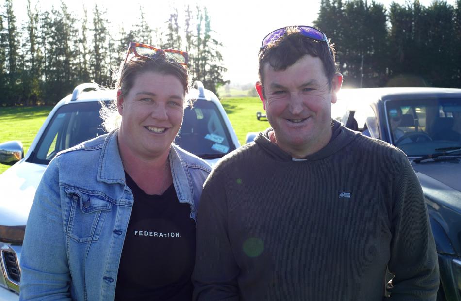 Kate and Simon Scott, of Milton.