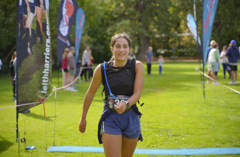 Neve Darlington (Queen's) finishes second in the under-20 women’s category at the 3 Peaks...