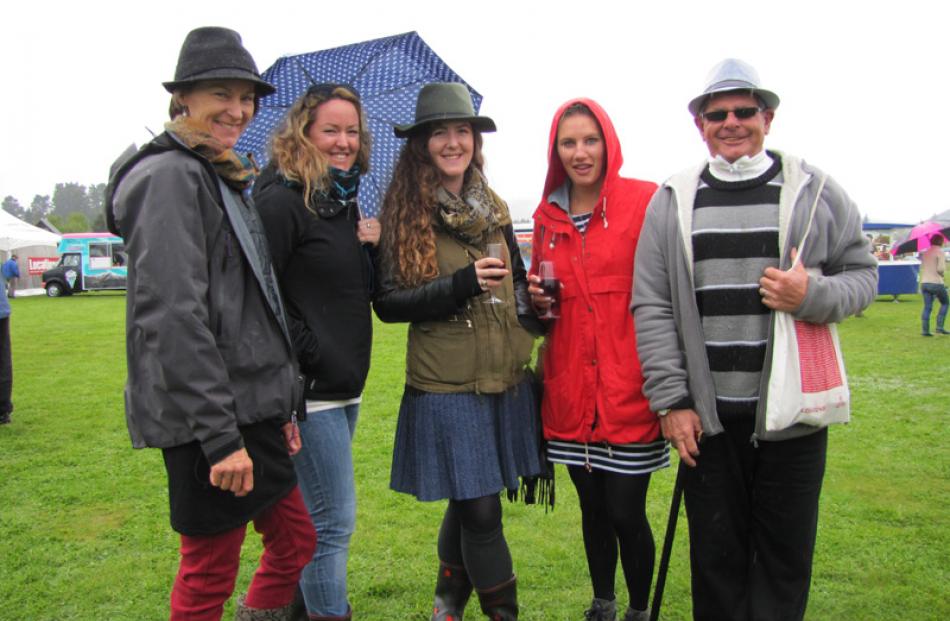 Jill Midgley, Hailey Midgley-Rhyne, Chelsea Midgley-Rhyne, Nicola King and Ben Suncin, all of...