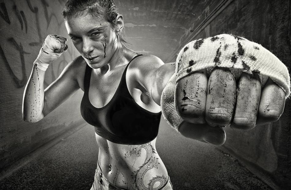 Champion open projected image. Dean Fearn, Hokitika: Urban Fighter 2