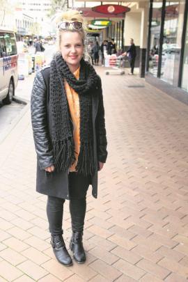 Laura wears a jacket from Glassons, Sakaguchi shirt, Country Road jeans and boots from Andrea Biani.