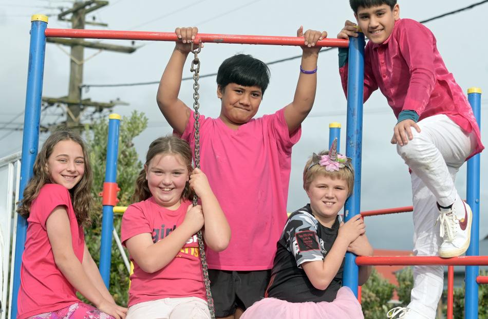 Manaia Foley (10), Julia Mortimer-Simons (9), Lopeti Etene (9), Terry Young (10) and Navraj Madan...