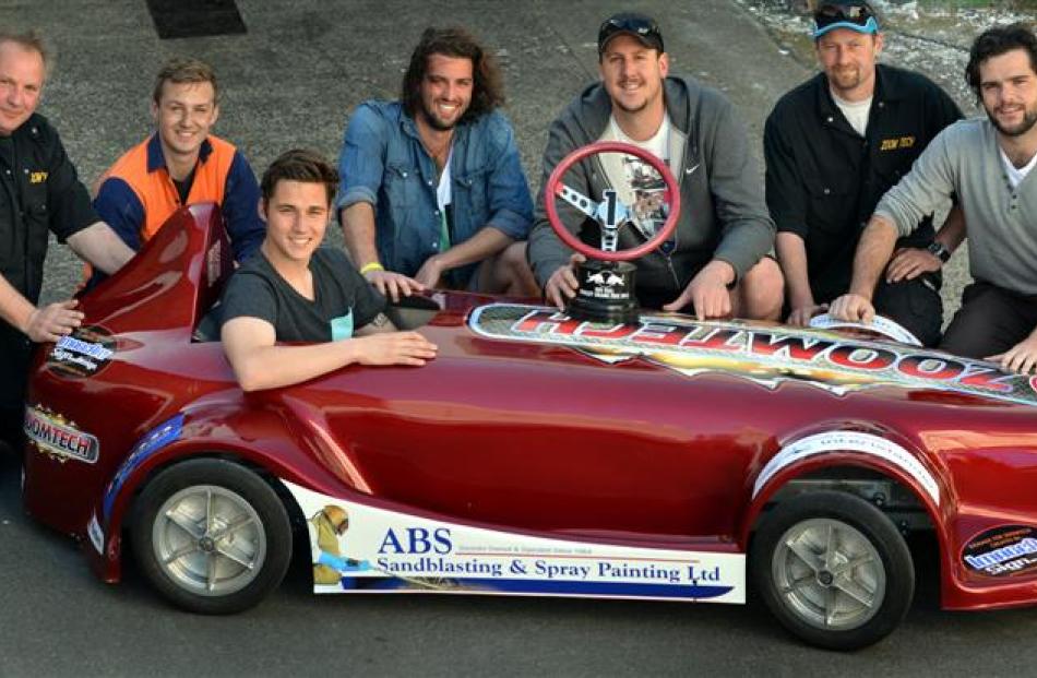 Team Zoom Car Wash (from left) Richard Cathro, Regan Wilson, Martin Pokorny, Matt Canaday, Jason...