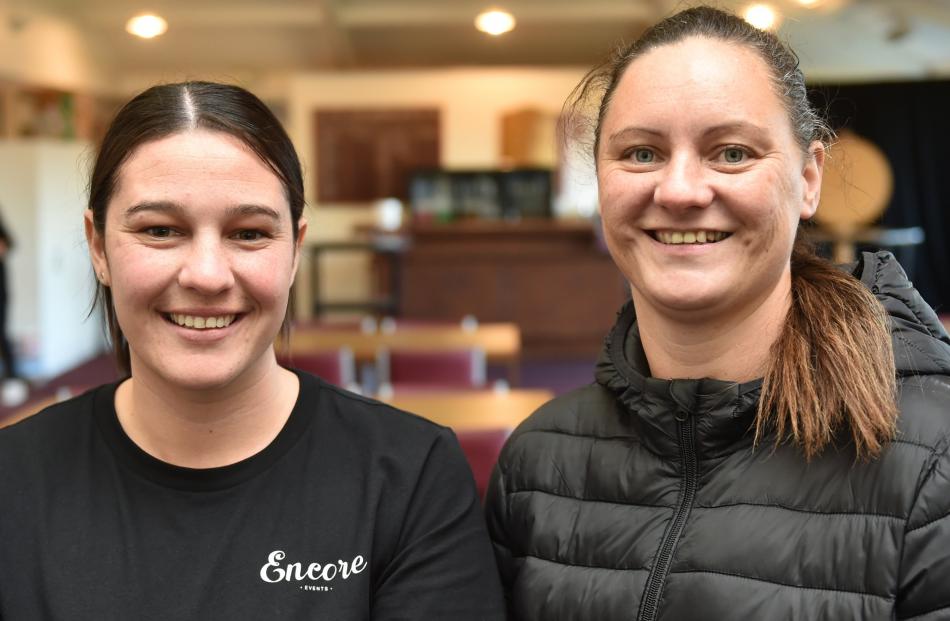 Zara Leppingwell and Leah Stevens, both of Dunedin.