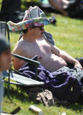 Gareth Bedford follows the action on day one of the first test match between New Zealand and the...