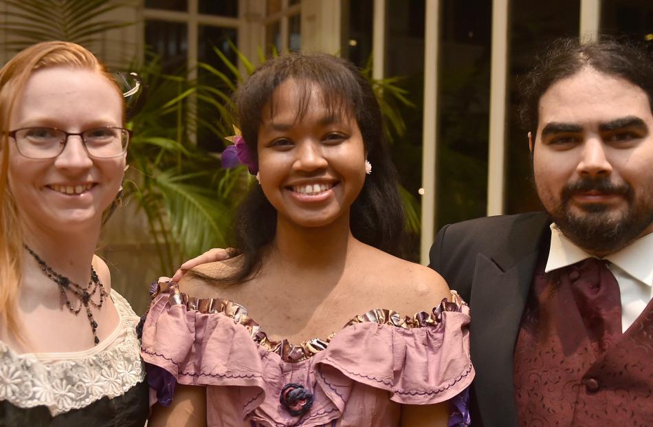 Leah Simonson, of Utah, Vanda Moore, of Kentucky, and Andrew Martin Del Campo, of California, USA.