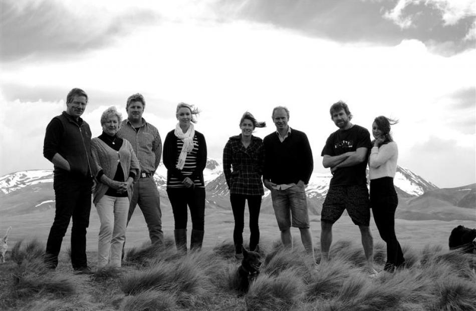 The Simpson family (from left) Andrew and Karen Simpson, Sam Simpson and Sarah Kerr, Amanda...