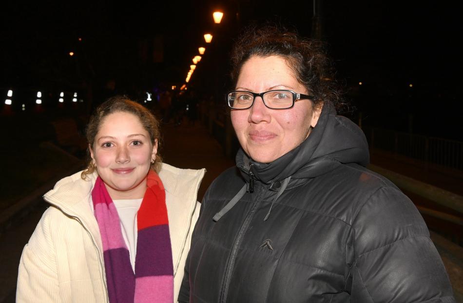 Alba Culling, 12, and her mother, Danielle, both of Dunedin.