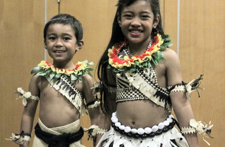evy Finau, 5,
and Seinimili
Finau, 6, of
Invercargill.