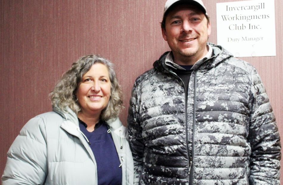 Argentinian
national Maricel
Prado and Leo
Pekar, of
Invercargill.