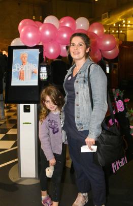 Emma McCone and her daughter Sophia Hatzis, 5, of Dunedin.