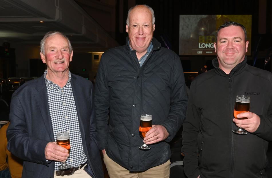 Jim Lawson, of Karitane, and Guy Smith and Kelvin Trevathan, both of Dunedin.
