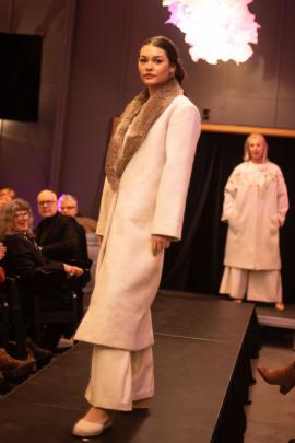 Jamie-Leigh Kerr, formerly of Alexandra, models Carex, one of the garments in Jane Avery’s...