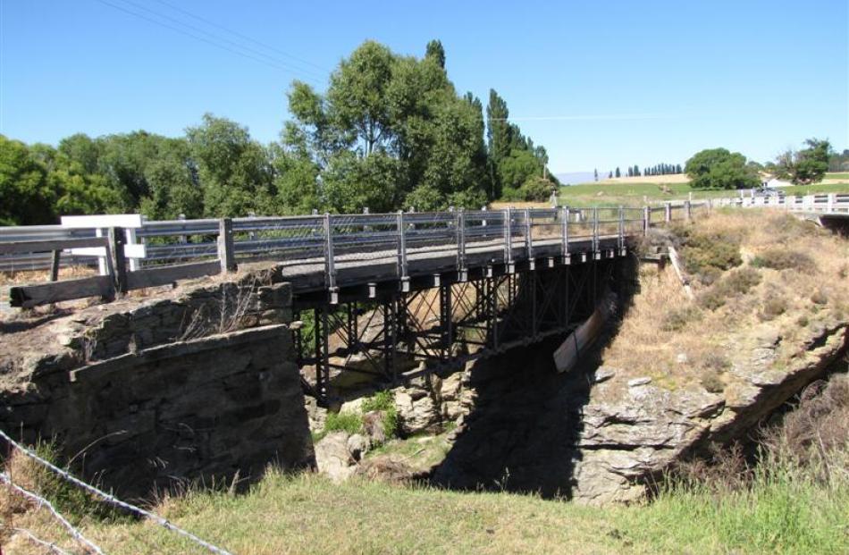 An old bridge at Chatto Creek is listed with the British Transport Museum because of the unique...