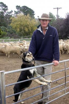 Maniototo farmer Johnny Duncan is positive about the future of the sheep industry. Photo by ODT.
