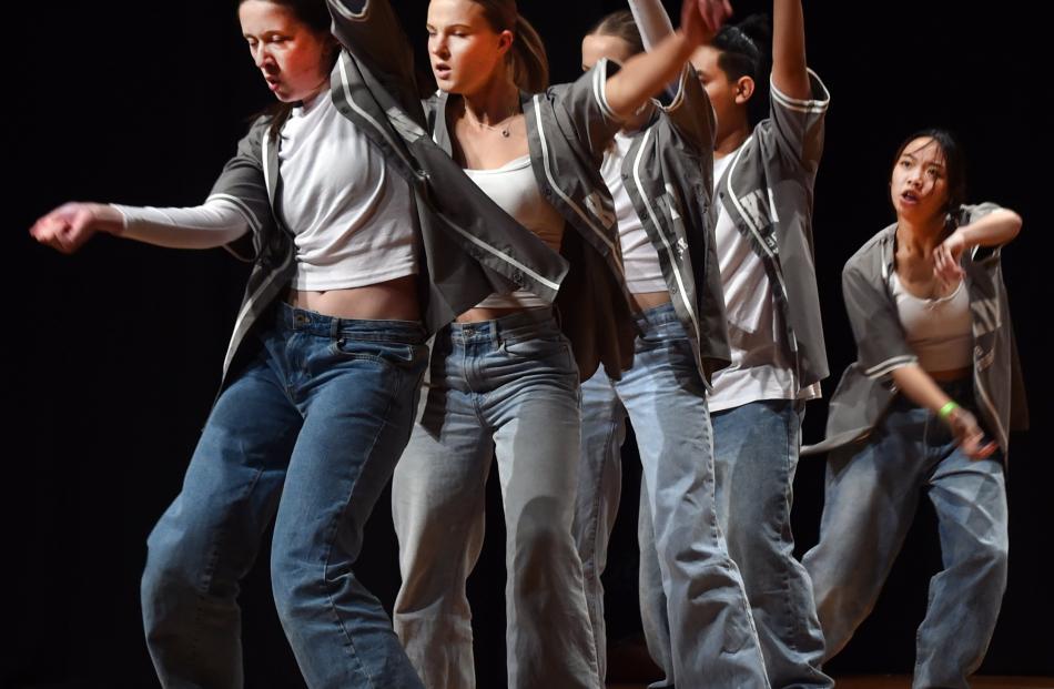 Trinity Catholic College Hip Hop Syndicate team members Isobelle Mahoney (15), Jemma Mortimer (17...