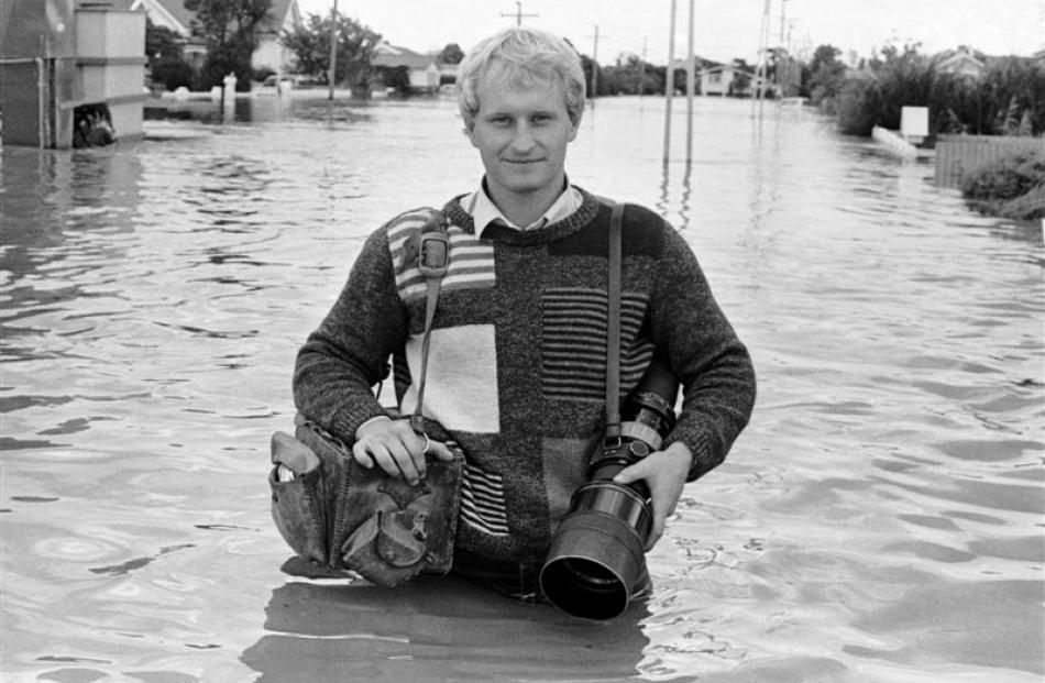 Otago Daily Times illustrations editor Stephen Jaquiery, at that time a junior photographer with...