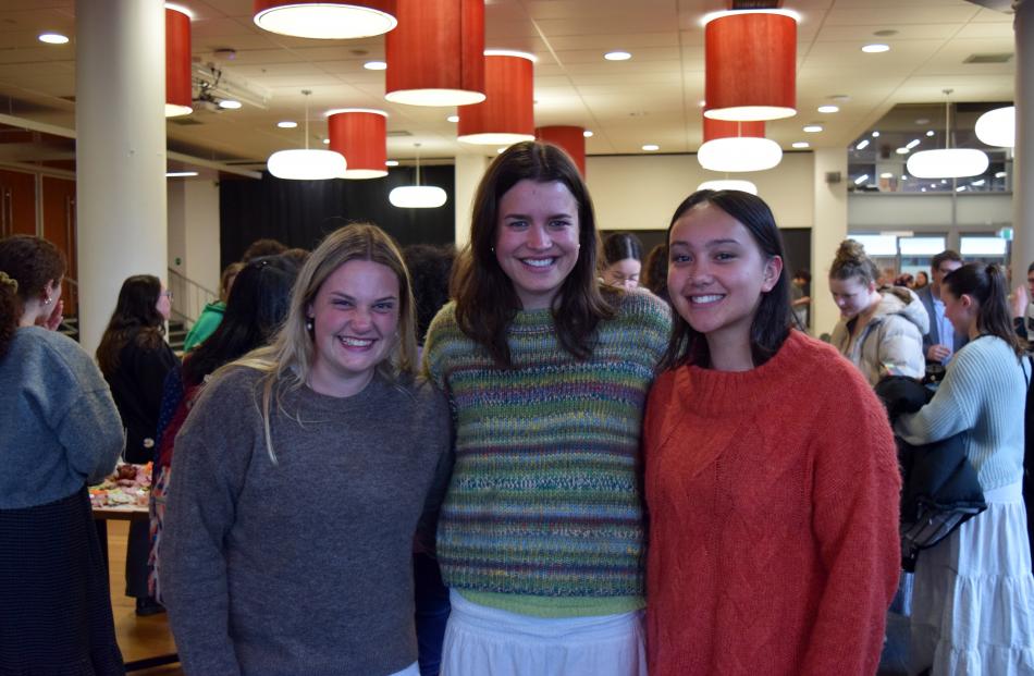 Ella Soper, of Wellington, Tessa Treadwell, of Wanaka, Tamarah Titcombe, of Wellington.